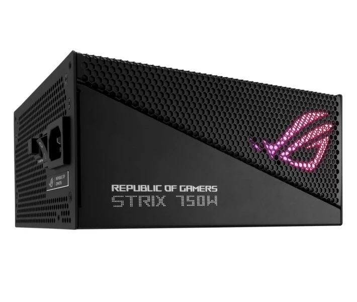 Фото - блок питания для компьютера (ПК) Блок питания Asus ROG Strix PCIE5 750W Gold Aura Edition (90YE00P3-B0NA00)