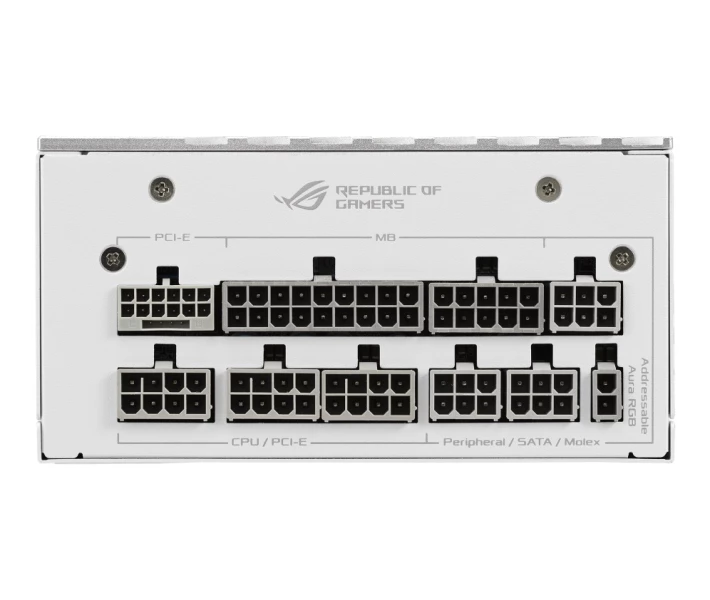 Фото - блок питания для компьютера (ПК) Блок питания Asus ROG-LOKI-850P-WHITE-SFX-L-GAMING PCIE5 850W Platinum (90YE00N2-B0NA00)