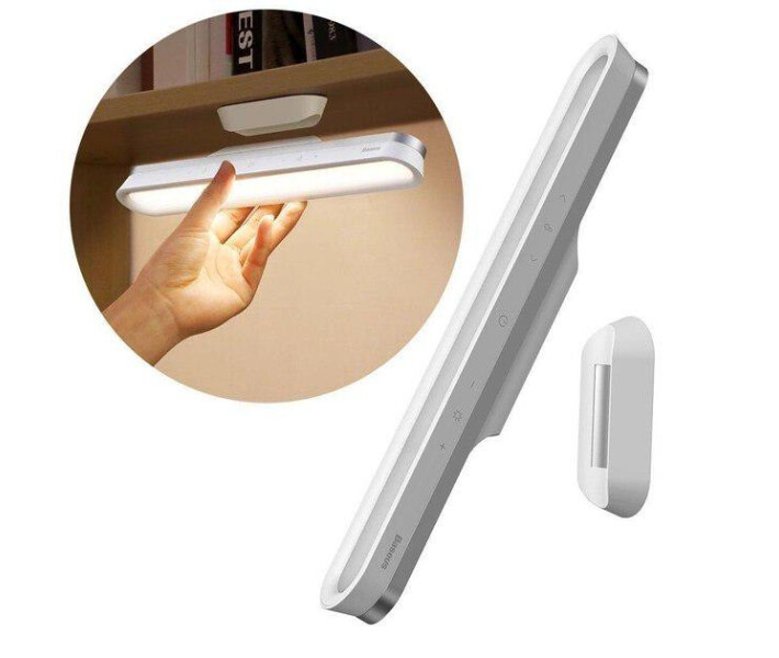 Фото - настольную лампу Лампа аккумуляторная магнитная Baseus Magnetic Charging Desk Lamp PRO 5W 1800 mAh Белый