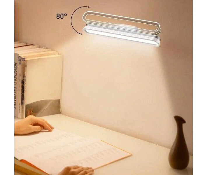 Фото - настольную лампу Лампа аккумуляторная магнитная Baseus Magnetic Charging Desk Lamp PRO 5W 1800 mAh Белый