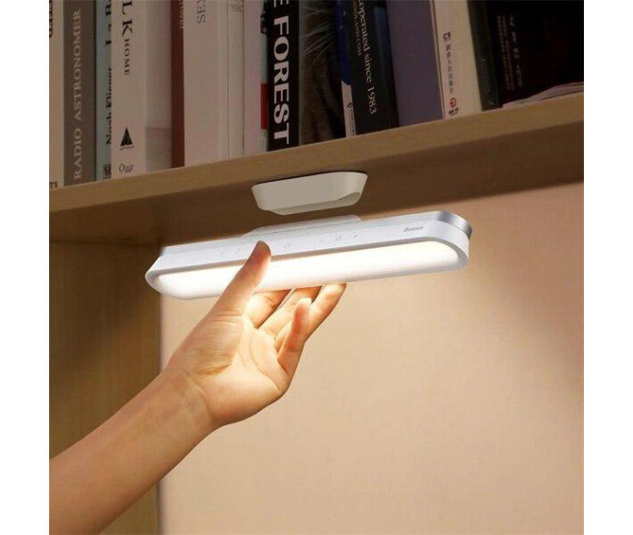 Фото - настольную лампу Лампа аккумуляторная магнитная Baseus Magnetic Charging Desk Lamp PRO 5W 1800 mAh Белый