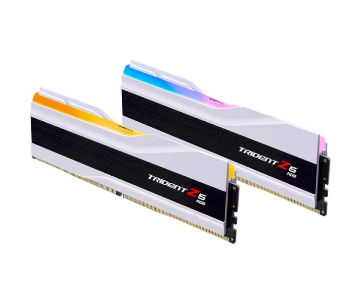 Фото - оперативную память Модуль памяти G.Skill DDR5 32GB (2x16) Trident Z5 RGB White DDR5-6000 (F5-6000J3238F16GX2-TZ5RW)