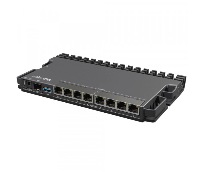 Фото - маршрутизатор Маршрутизатор Mikrotik RB5009UPr+S+IN 8хLAN VPN черный