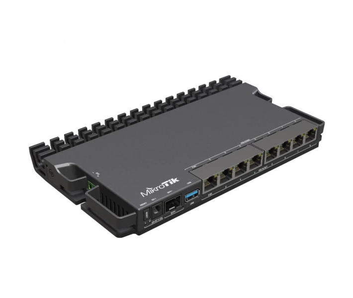 Фото - маршрутизатор Маршрутизатор Mikrotik RB5009UPr+S+IN 8хLAN VPN черный
