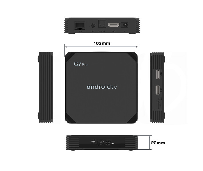 Фото - приставку Smart TV Смарт ТВ приставка G7 Pro 4/32 Гб Android TV 11 Smart Box