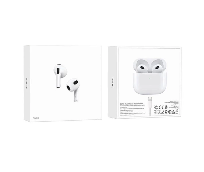 Фото - наушники Беспроводные блютуз наушники HOCO EW20 Bluetooth TWS Белый