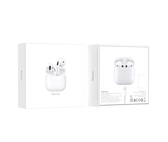 Фото - наушники Беспроводные блютуз наушники HOCO EW03 Plus Bluetooth TWS Белый