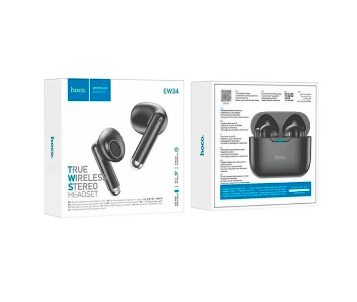 Фото - наушники Беспроводные блютуз наушники HOCO EW34 Bluetooth TWS Черный
