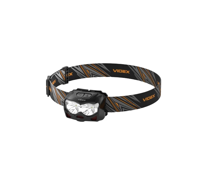 Фото - фонарик Фонарик LED налобный 500Lm 5000К черный VLF-H055D Videx