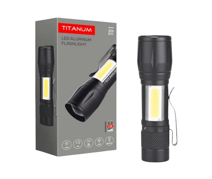 Фото - фонарик Фонарик LED портативный 120Lm 6500К TLF-T01 Titanum