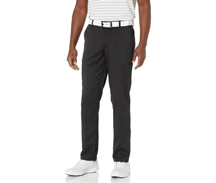 Фото - мужские брюки Брюки Regular Fit из влагоотводящей ткани для мужчины Amazon Essentials AE1906304 32-29 черный