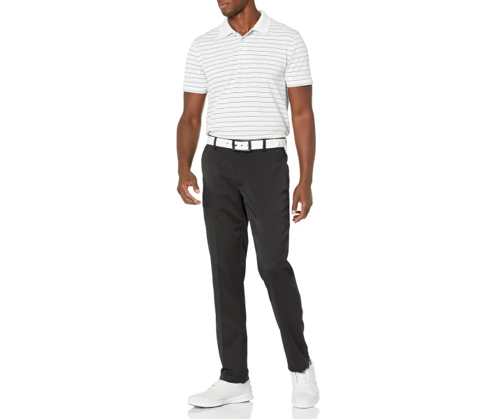 Фото - мужские брюки Брюки Regular Fit из влагоотводящей ткани для мужчины Amazon Essentials AE1906304 32-29 черный