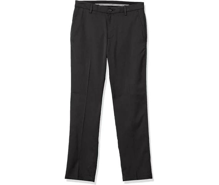Фото - мужские брюки Брюки Regular Fit из влагоотводящей ткани для мужчины Amazon Essentials AE1906304 32-29 черный