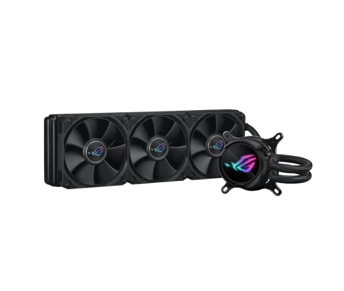 Фото - систему охлаждения Система водяного охлаждения Asus ROG Strix LC III 360 (90RC00T0-M0UAY0), Intel:1700, 1200, 1150, 1151, 1155, 1156, AMD:AM5/AM4, 394х121х27, 4-pin