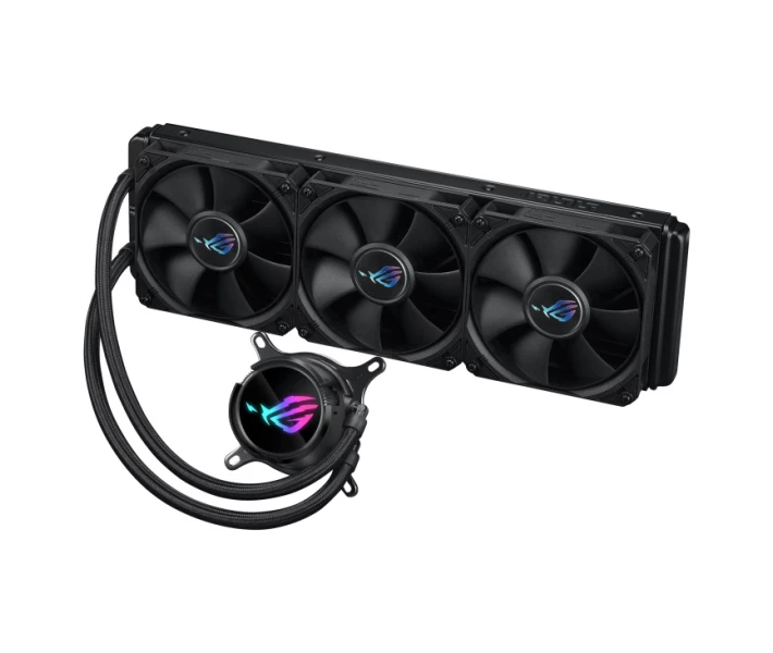 Фото - систему охлаждения Система водяного охлаждения Asus ROG Strix LC III 360 (90RC00T0-M0UAY0), Intel:1700, 1200, 1150, 1151, 1155, 1156, AMD:AM5/AM4, 394х121х27, 4-pin