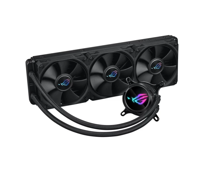 Фото - систему охлаждения Система водяного охлаждения Asus ROG Strix LC III 360 (90RC00T0-M0UAY0), Intel:1700, 1200, 1150, 1151, 1155, 1156, AMD:AM5/AM4, 394х121х27, 4-pin