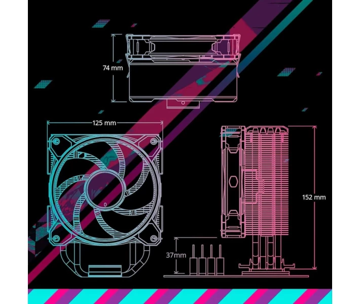 Фото - систему охлаждения СВО Cooler Master (RR-S4KK-25SN-R1)
