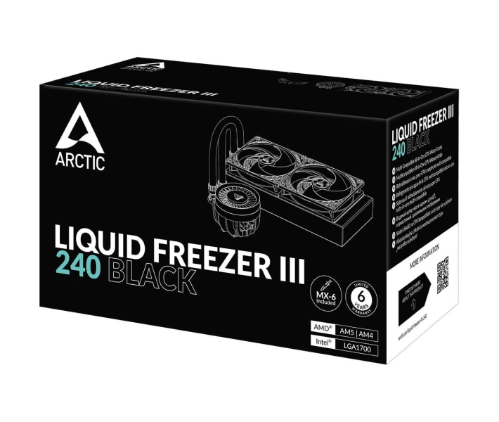 Фото - систему охлаждения СВО Arctic Liquid Freezer III 240 Black (ACFRE00134A)
