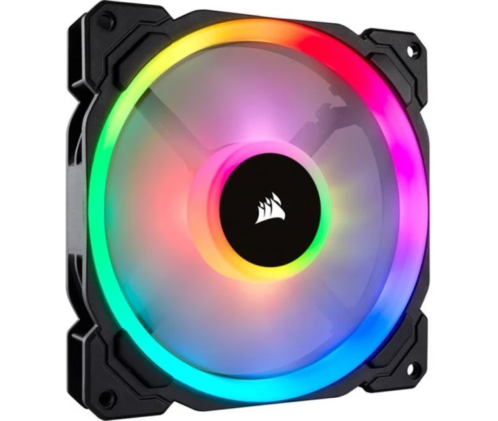 Фото - систему охлаждения Вентилятор Corsair LL140 RGB Twin Pack (CO-9050074-WW), 140x140x25мм, 4-pin, чорний TS