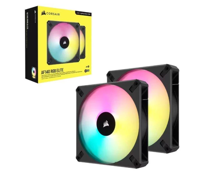 Фото - систему охлаждения Вентилятор Corsair AF140 RGB Elite Dual Pack (CO-9050156-WW) Sava Family