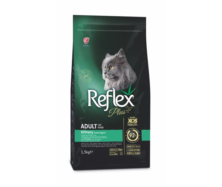 Фото - корм для кота Корм Reflex Plus Adult Urinary сухой для профилактики заболеваний мочеполовой системы у котов 1.5 кг