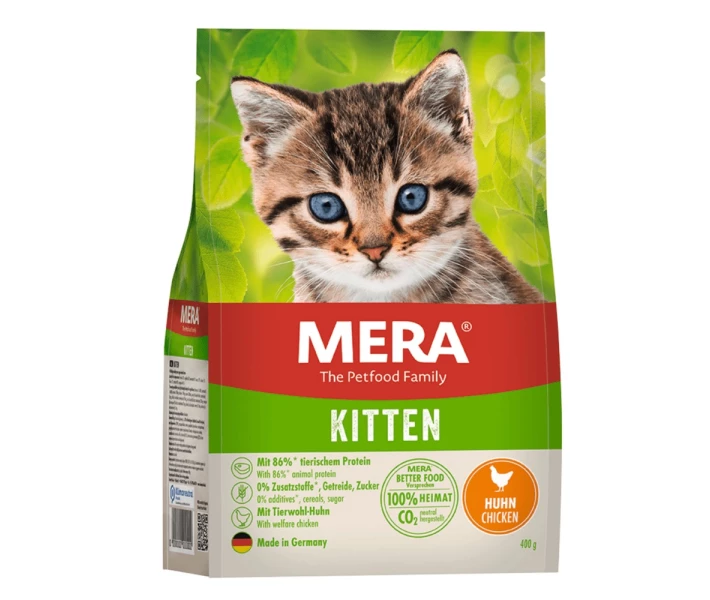 Фото - корм для кота Корм Mera Cats Kitten Сhicken сухой с курицей для кошек 400 гр