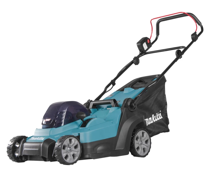 Фото - газонокосилку Газонокосилка аккумуляторная Makita LM003GM103 (38 см, 20-75 мм, 40 л, BL, XGT)