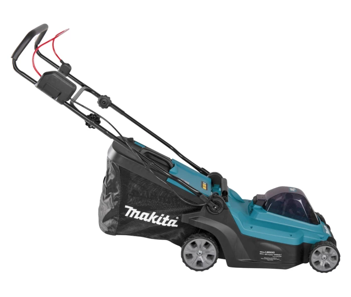 Фото - газонокосилку Газонокосилка аккумуляторная Makita LM003GM103 (38 см, 20-75 мм, 40 л, BL, XGT)