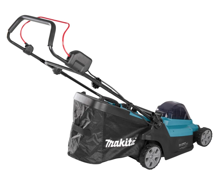 Фото - газонокосилку Газонокосилка аккумуляторная Makita LM003GM103 (38 см, 20-75 мм, 40 л, BL, XGT)
