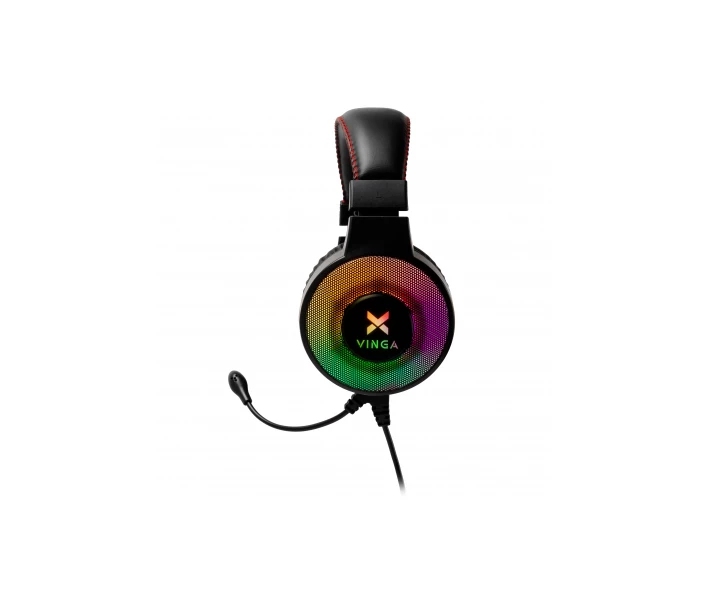 Фото - наушники Наушники Vinga HSCU-100 Gaming LED Black (HSCU-100) (509981-01)