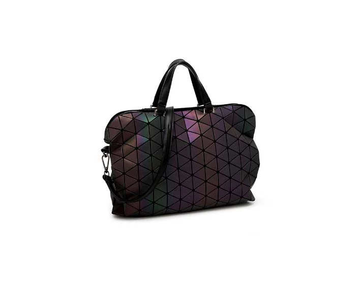 Фото - мужскую сумку Сумка мужская геометрическая Berkani T-SB00373 Black-Silver