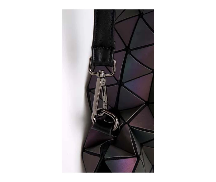 Фото - мужскую сумку Сумка мужская геометрическая Berkani T-SB00373 Black-Silver