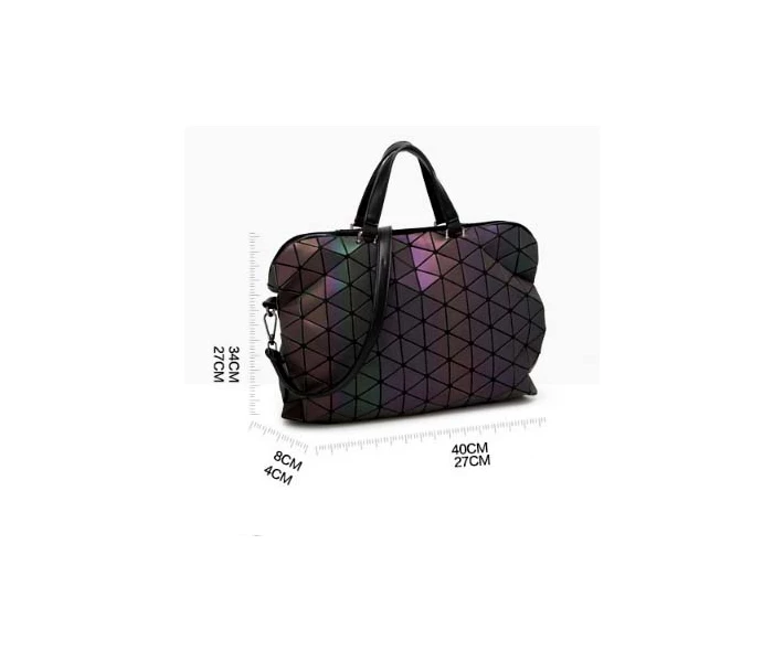 Фото - мужскую сумку Сумка мужская геометрическая Berkani T-SB00373 Black-Silver
