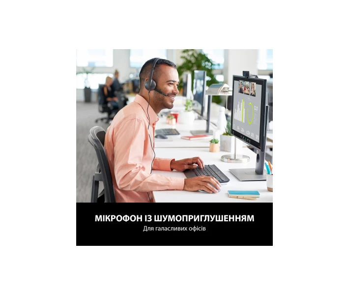 Фото - наушники Наушники Logitech H340 USB HEADSET (981-000475) (047453-01)