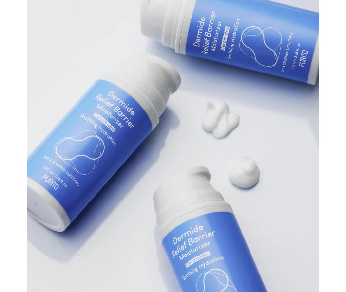 Фото - корейский крем для лица Увлажняющий барьерный крем PURITO Dermide Relief Barrier Moisturizer 100 ml (NC002054)
