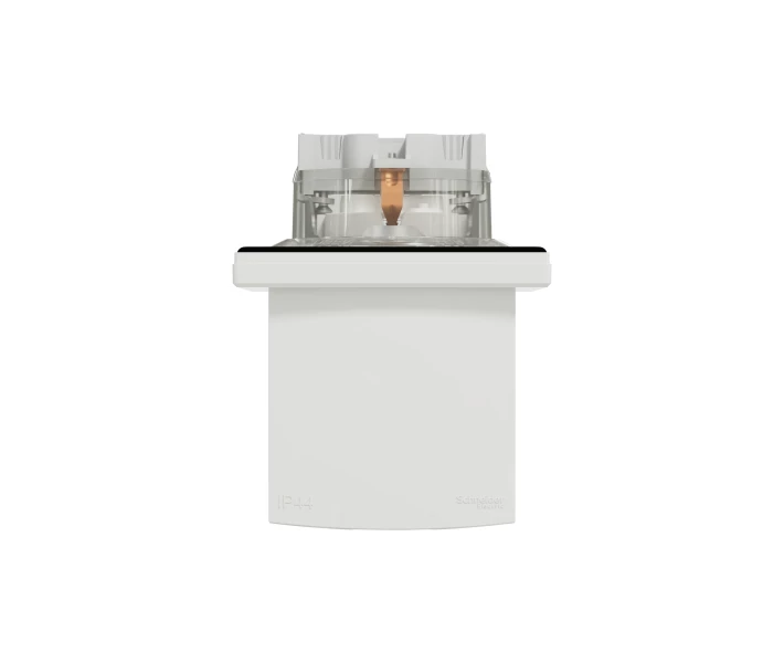 Фото - розетку и выключатель Розетка Schneider Electric ASFORA с крышкой IP44, белая (EPH3100321) (741752-01)
