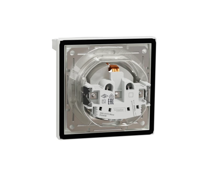 Фото - розетку и выключатель Розетка Schneider Electric ASFORA с крышкой IP44, белая (EPH3100321) (741752-01)