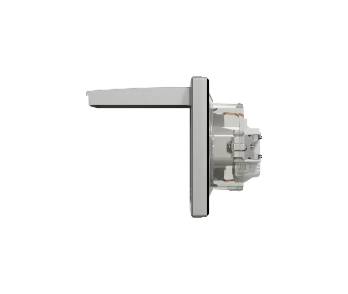 Фото - розетку и выключатель Розетка Schneider Electric ASFORA с крышкой IP44, алюминий (EPH3100361)