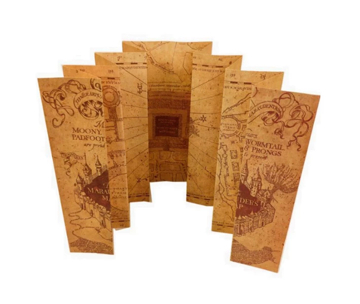 Фото - подарок для геймеров Карта Мародеров из Гарри Поттера The Marauders Map (7653) Bioworld