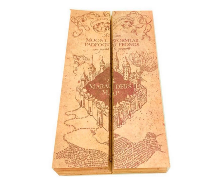 Фото - подарок для геймеров Карта Мародеров из Гарри Поттера The Marauders Map (7653) Bioworld