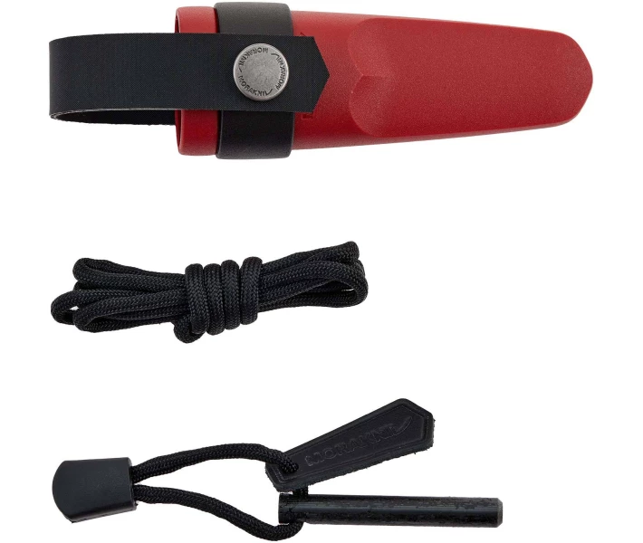 Фото - туристический нож Нож Morakniv Eldris Neck Knife. Цвет - красный (23050130)