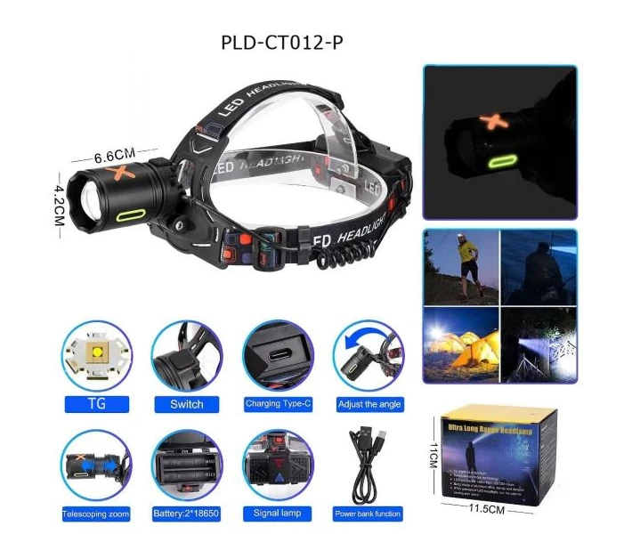 Фото - фонарик Фонарь налобный CT012-P-TG Black