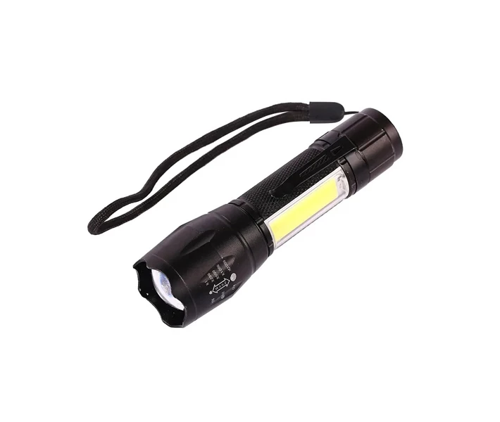 Фото - фонарик Фонарь ручной W601-XPE с ремешком Black