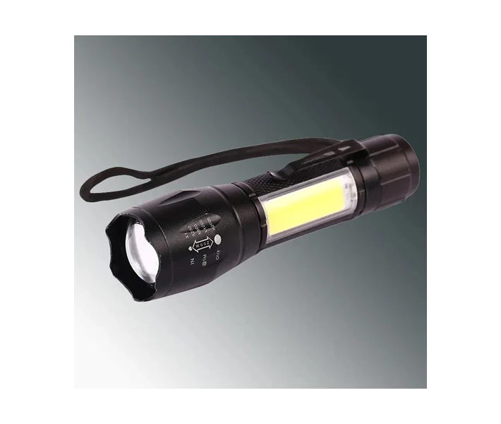 Фото - фонарик Фонарь ручной W601-XPE с ремешком Black
