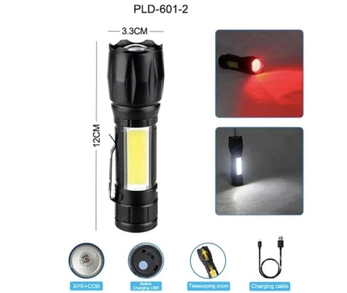 Фото - фонарик Фонарь ручной W601-XPE с ремешком Black