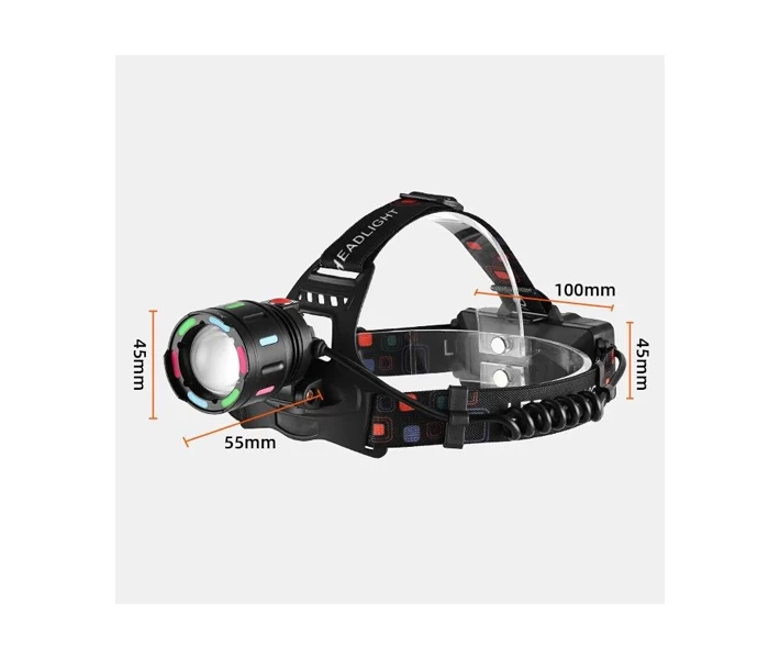 Фото - фонарик Фонарь налобный аккумуляторный SY-8087-PM10-TG Black