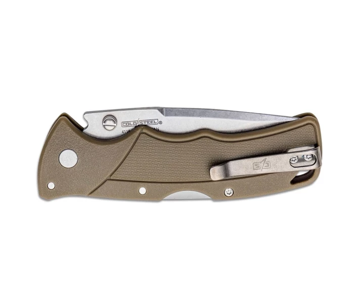 Фото - туристический нож Нож складной Cold Steel Verdict SP, fde Olive тип замка Tri-Ad Lock CS-FL-C3SPSSFDE