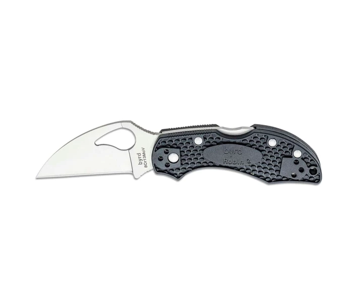 Фото - туристический нож Нож складной Spyderco Byrd Robin 2 Wharncliffe, тип замка Back Lock BY10PBKWC2