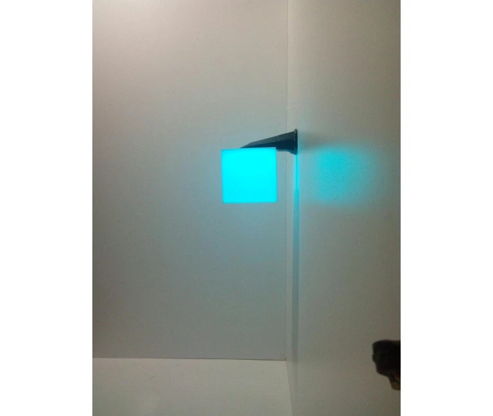 Фото - настенный светильник Настенный светильник Куб 20х20см с RGB подсветкой настенный (sm-0824)