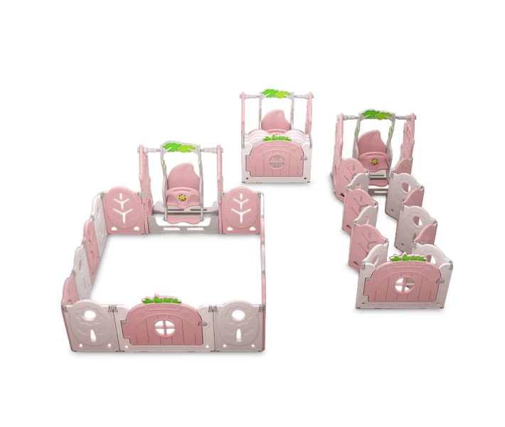Фото - детский манеж Манеж BabyPlayPen "Магической лес" встроенное баскетбольное кольцо 205*205*62 см Розовый